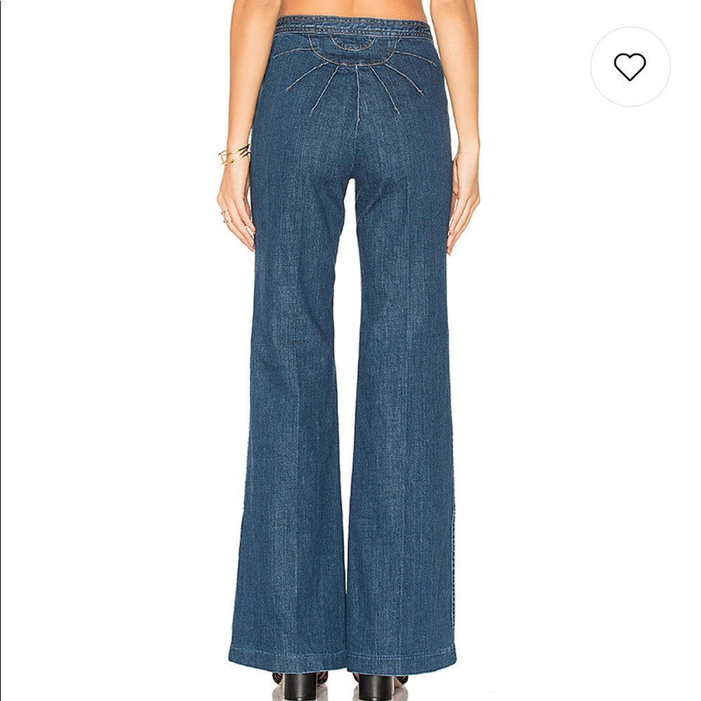 NWT Free People Ray of Sunshine Flare Leg Jeans